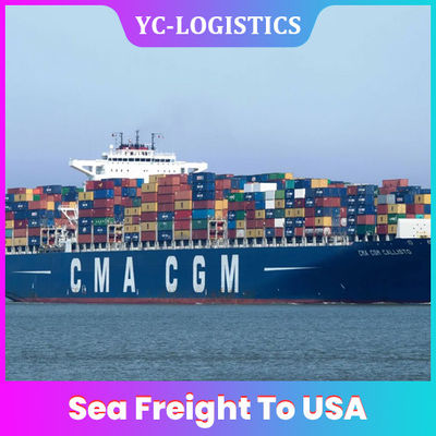 المغادرة اليومية DDP FBA Sea Freight إلى الولايات المتحدة الأمريكية من الصين