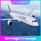 الشحن الجوي FOB EXW CIF إلى أوروبا ، الشحن الجوي DDU DDP إلى فرنسا