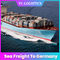 Sea DDP DDU Amazon FBA وكيل الشحن من الصين إلى ألمانيا