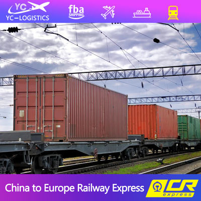 قطار الشحن FBA وكيل الشحن من الصين إلى ألمانيا فرنسا